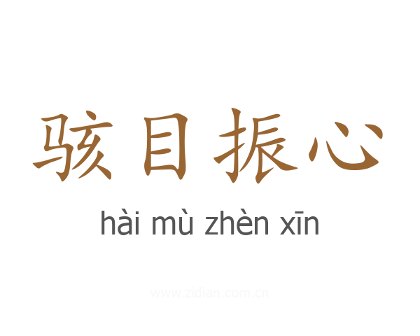 骇目振心
