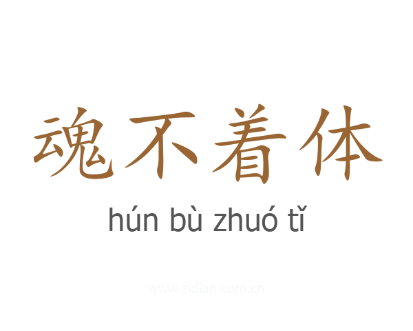 魂不着体