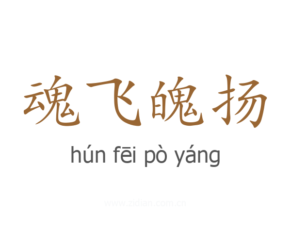 魂飞魄扬
