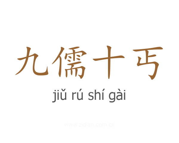 九儒十丐