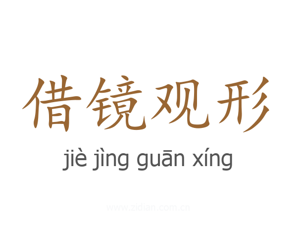 借镜观形