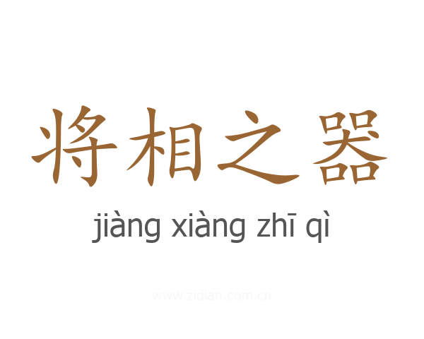 将相之器