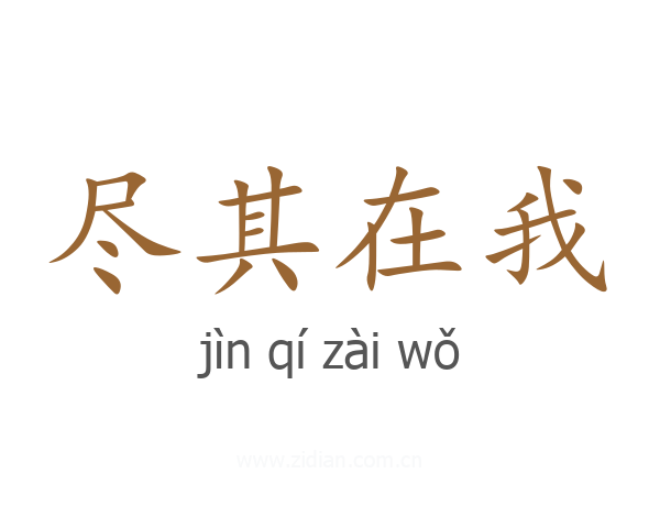 尽其在我