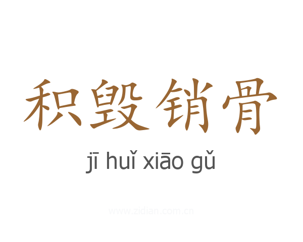 积毁销骨