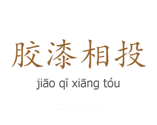 胶漆相投
