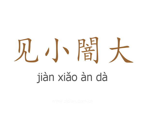 见小闇大