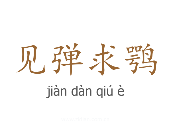 见弹求鹗