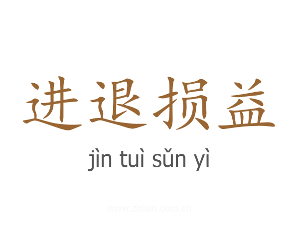 进退损益