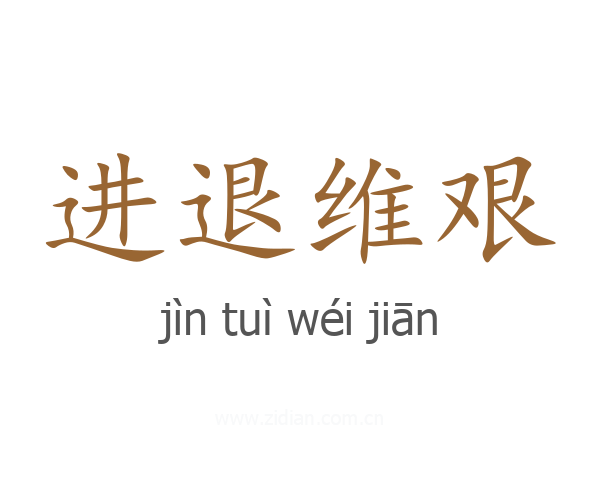 进退维艰