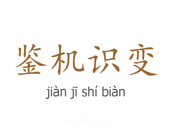 鉴机识变