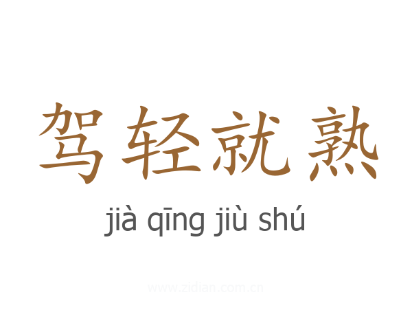 驾轻就熟