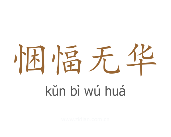 悃愊无华