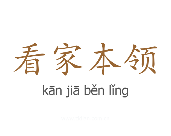 看家本领