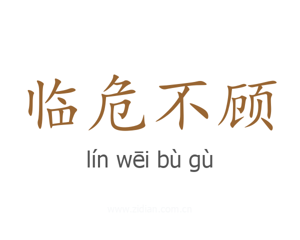 临危不顾