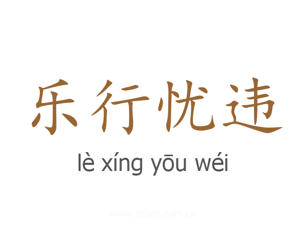 乐行忧违