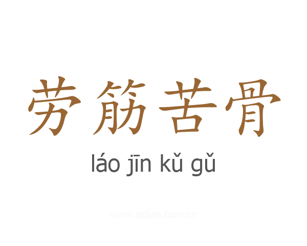 劳筋苦骨