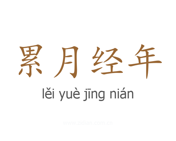 累月经年