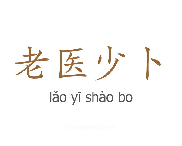 老医少卜