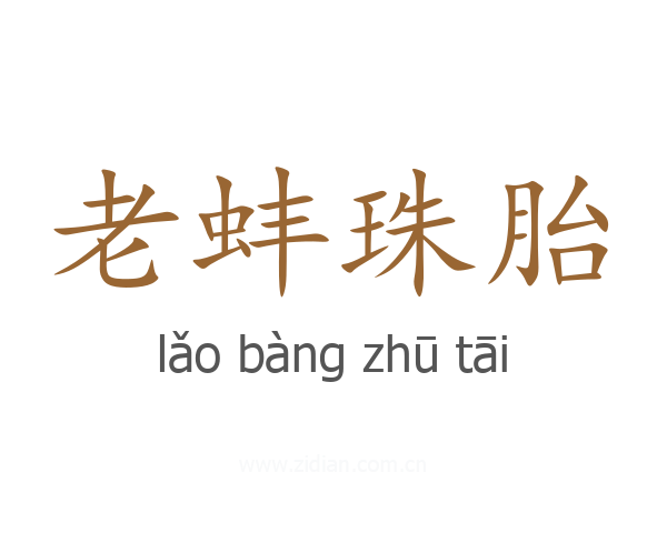 老蚌珠胎