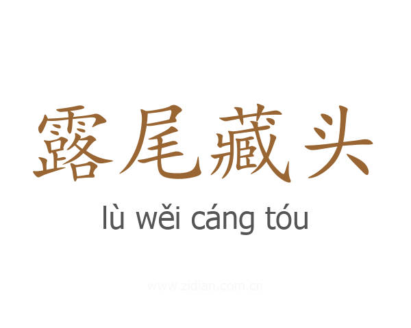 露尾藏头