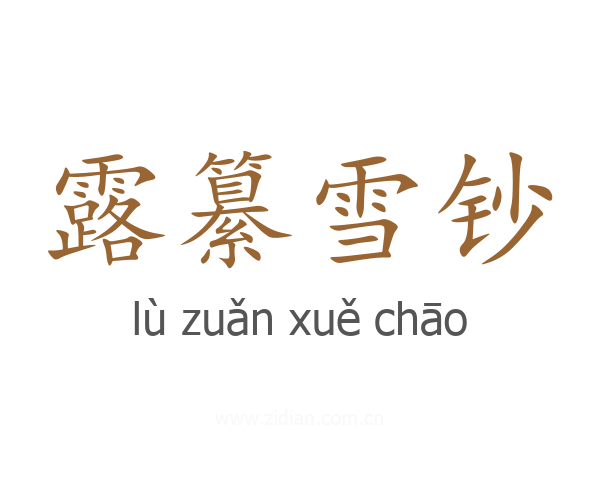 露纂雪钞