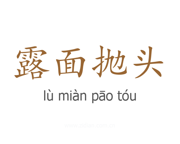 露面抛头