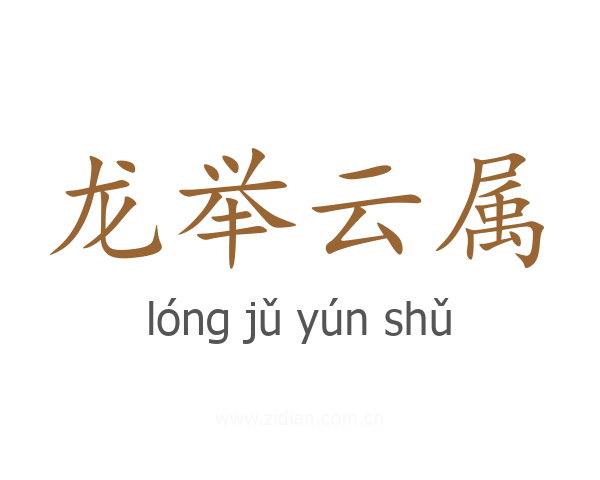 龙举云属