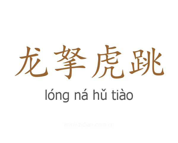 龙拏虎跳