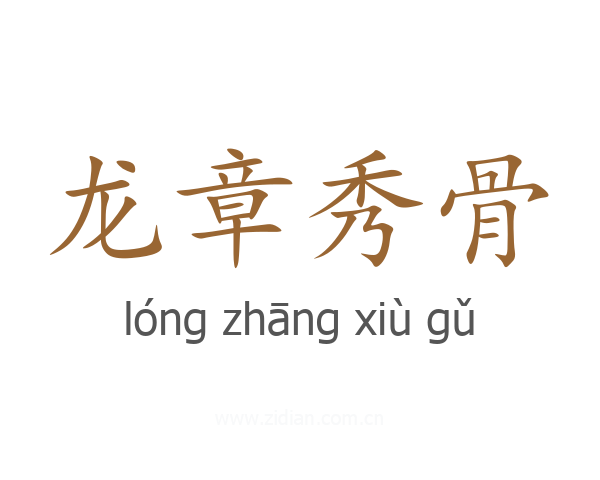 龙章秀骨