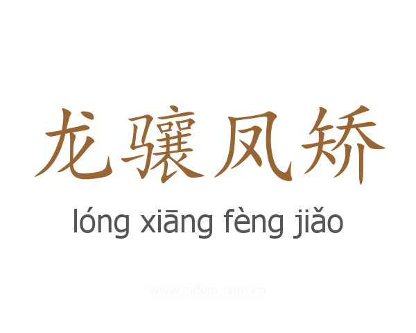 龙骧凤矫