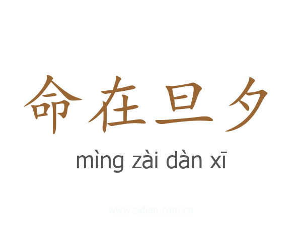 命在旦夕
