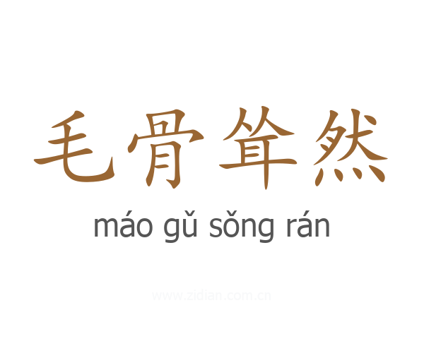 毛骨耸然