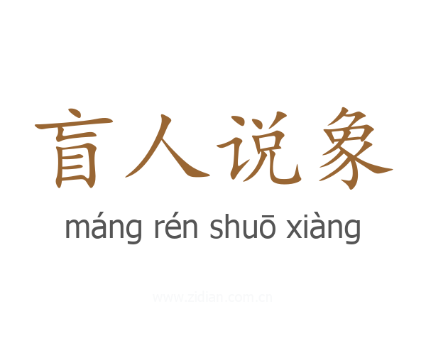 盲人说象