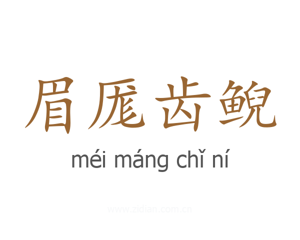 眉厖齿鲵