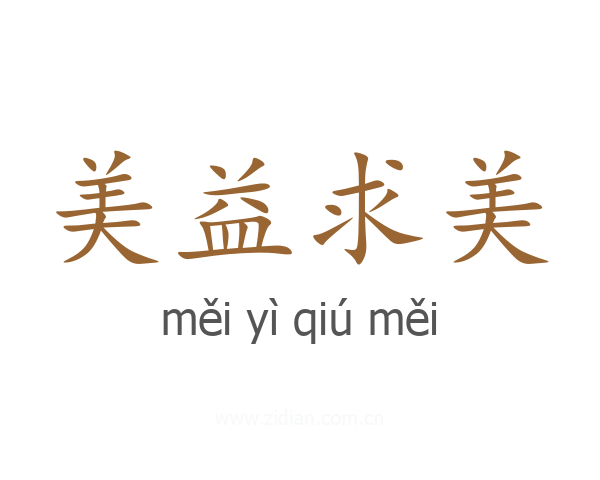 美益求美