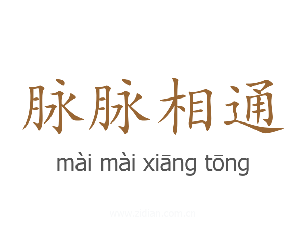脉脉相通