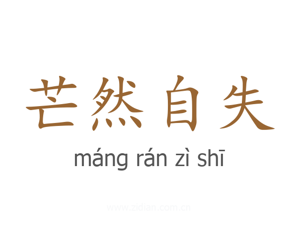 芒然自失