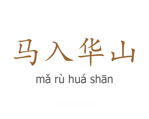 马入华山
