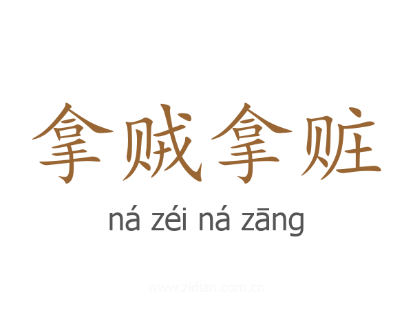 拿贼拿赃