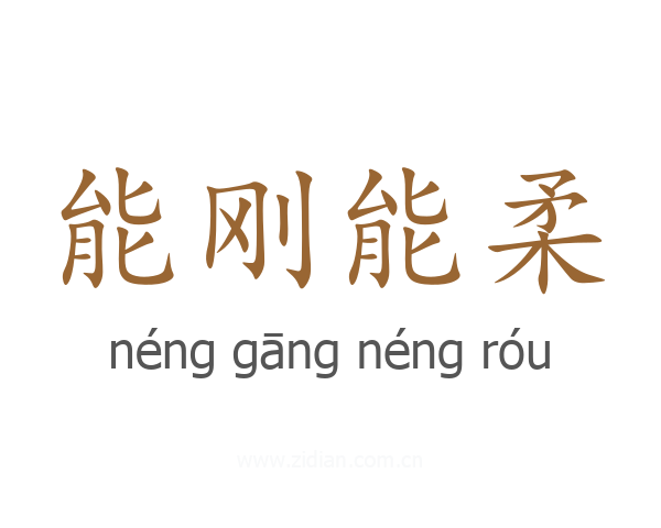 能刚能柔