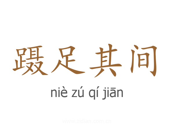 蹑足其间