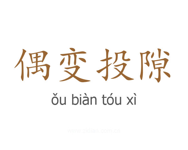 偶变投隙