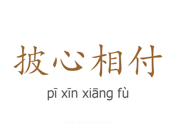 披心相付
