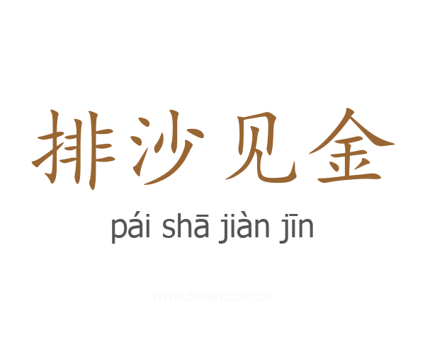 排沙见金