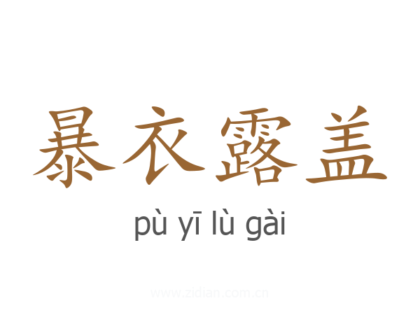 暴衣露盖