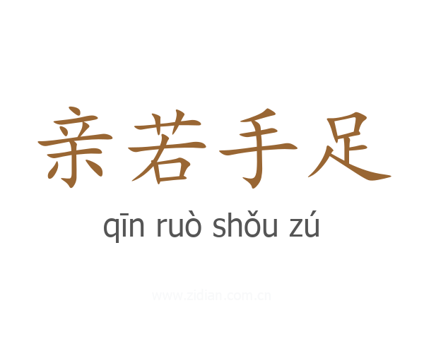 亲若手足