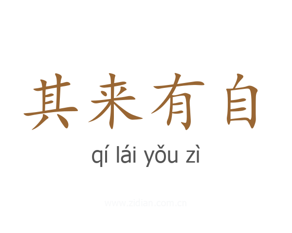 其来有自