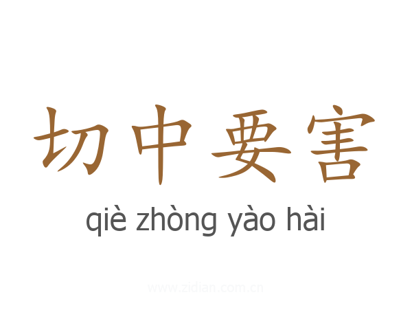 切中要害