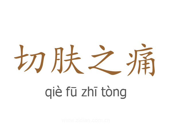切肤之痛