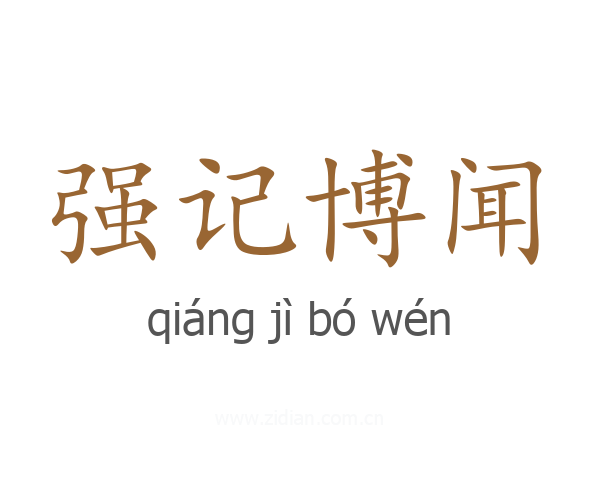 强记博闻